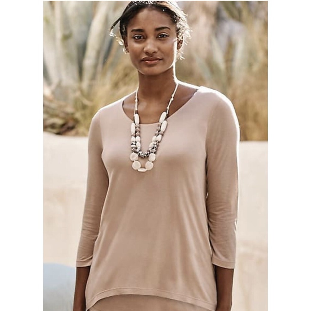 NWT Pure J. Jill Fawn Elliptical Tee Shirt Top - Women's‎ Size Small
